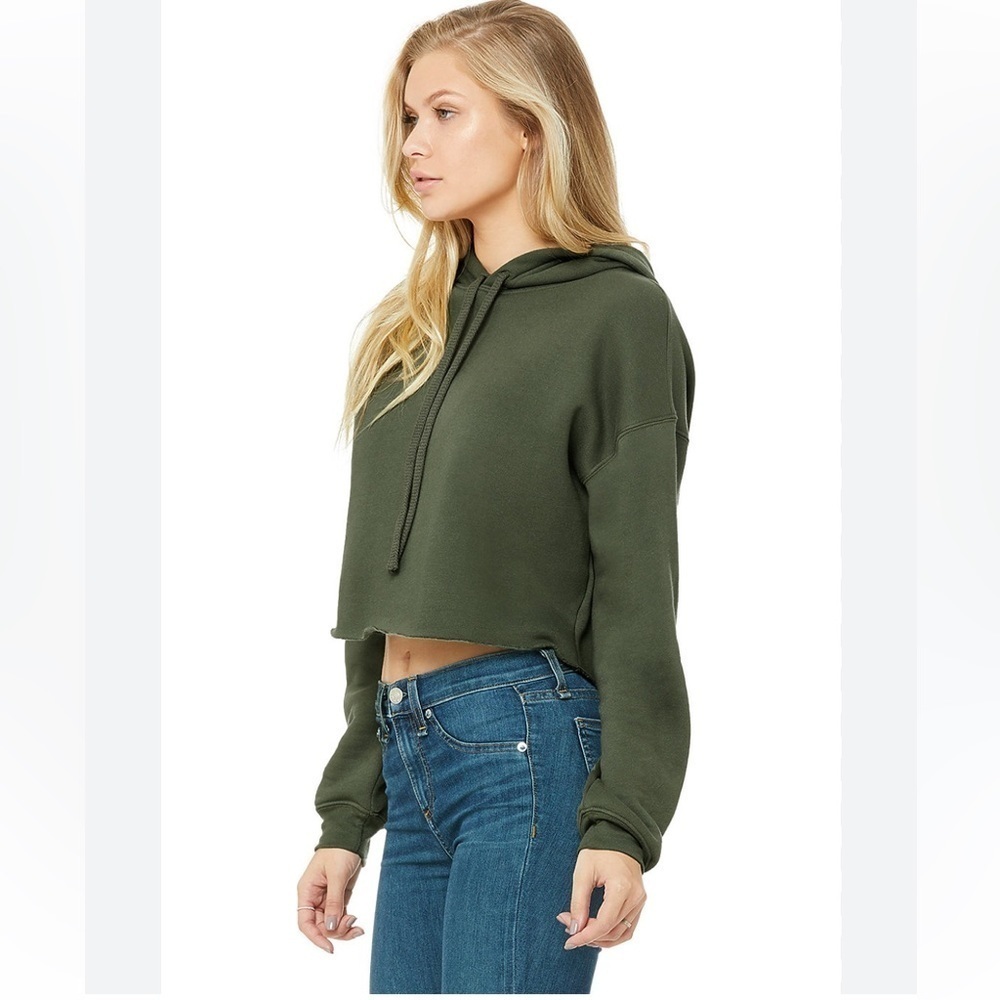 Olive green hoodie​